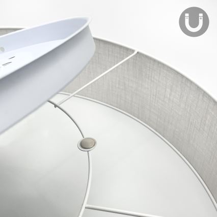 Brilagi - SIRIJA LED Ceiling Light 4xE27/60W/230V Ø 60 cm White