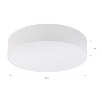 Brilagi - SIRIJA LED Ceiling Light 4xE27/60W/230V Ø 60 cm White