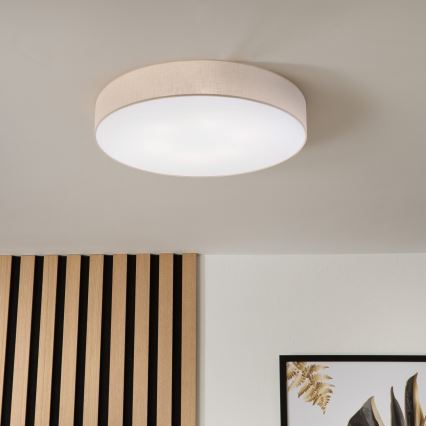 BRILAGI - SIRIJA LED Ceiling Light 6xE27/15W/230V dia. 80 cm beige