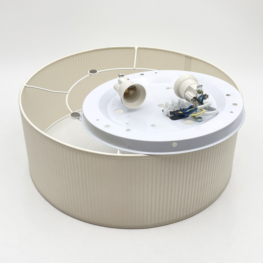 BRILAGI - SIRIJA MODERN ceiling lamp 2×E27/60W/230V, Ø 35 cm, cream
