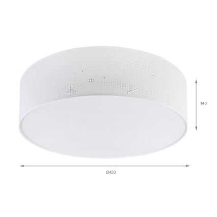 BRILAGI - SIRIJA MODERN Ceiling Light 4xE27/60W/230V Ø 45 cm White