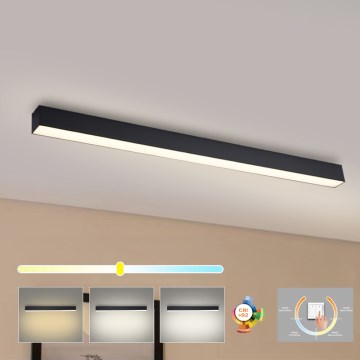 Brilagi - SLEEKLINE LED Bathroom Ceiling Light LED/40W/230V 3000/4500/6000K Black IP44