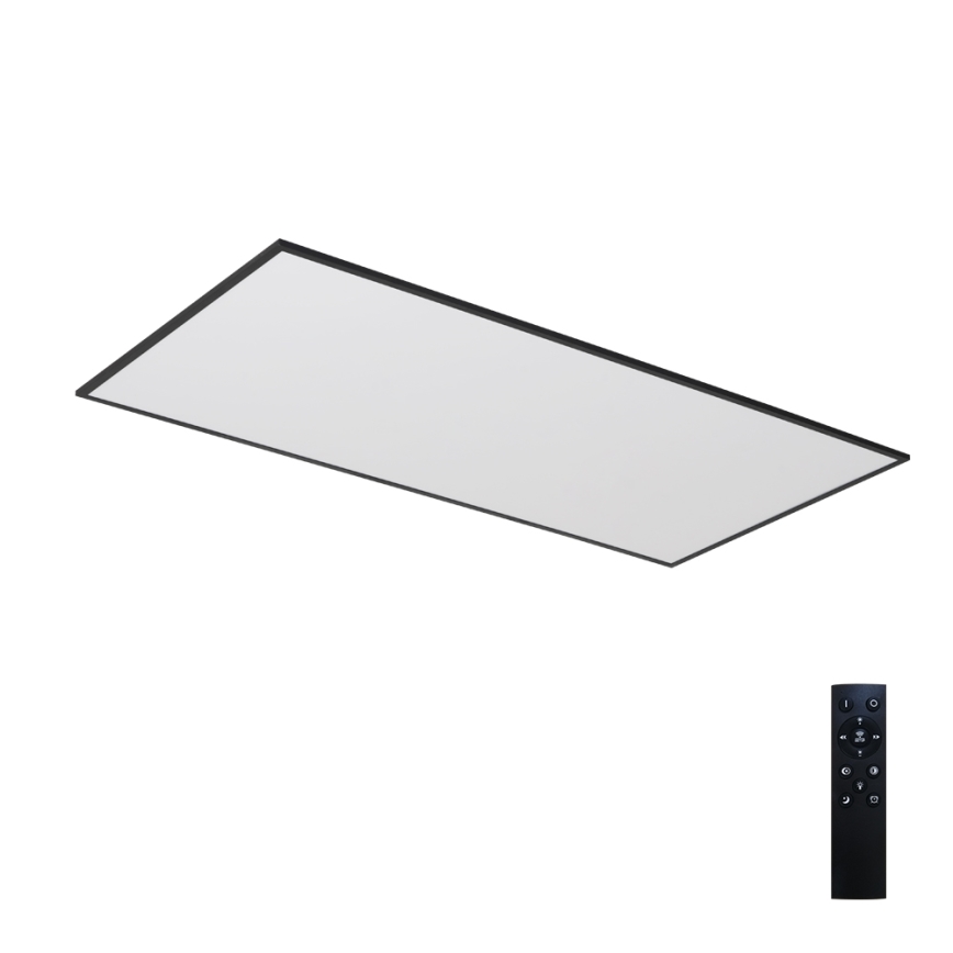 Brilagi - Dimmable LED Ceiling Light SLIMFRAME LED/80W/230V 120x60 cm 3000-6000K black + remote control