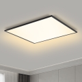 Brilagi - SLIMFRAME Dimmable LED Ceiling Light LED/58W/230V 60x60 cm 3000-6000K Black + Remote Control