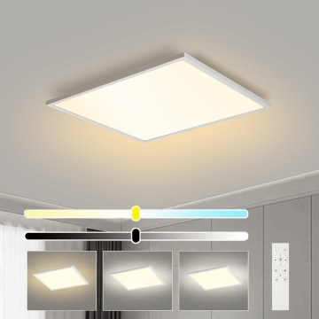 Brilagi - SLIMFRAME Dimmable LED ceiling light LED/58W/230V 60x60 cm 3000-6000K white + remote control