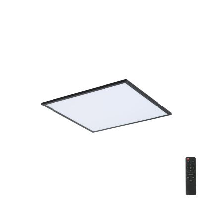 Brilagi - SLIMFRAME LED Dimmable Ceiling Light 36W/230V 45x45 cm 3000-6000K Black + Remote Control