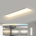 Brilagi - SLIMFRAME LED Dimmable Ceiling Fixture, 58W, 230V, 120 x 30 cm, 3000–6000 K, White + Remote Control