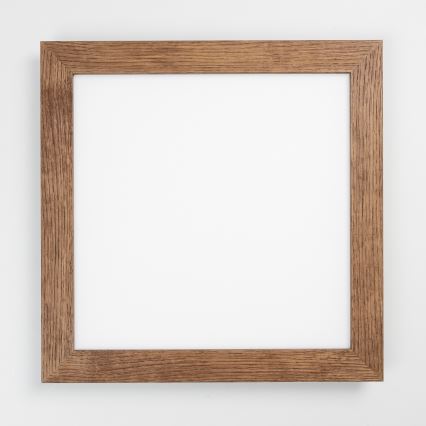 Brilagi - SLIMFRAME WOOD Dimmable LED Ceiling Light LED/36W/230V 49.5x49.5 cm 3000-6000K Dark Brown + Remote Control