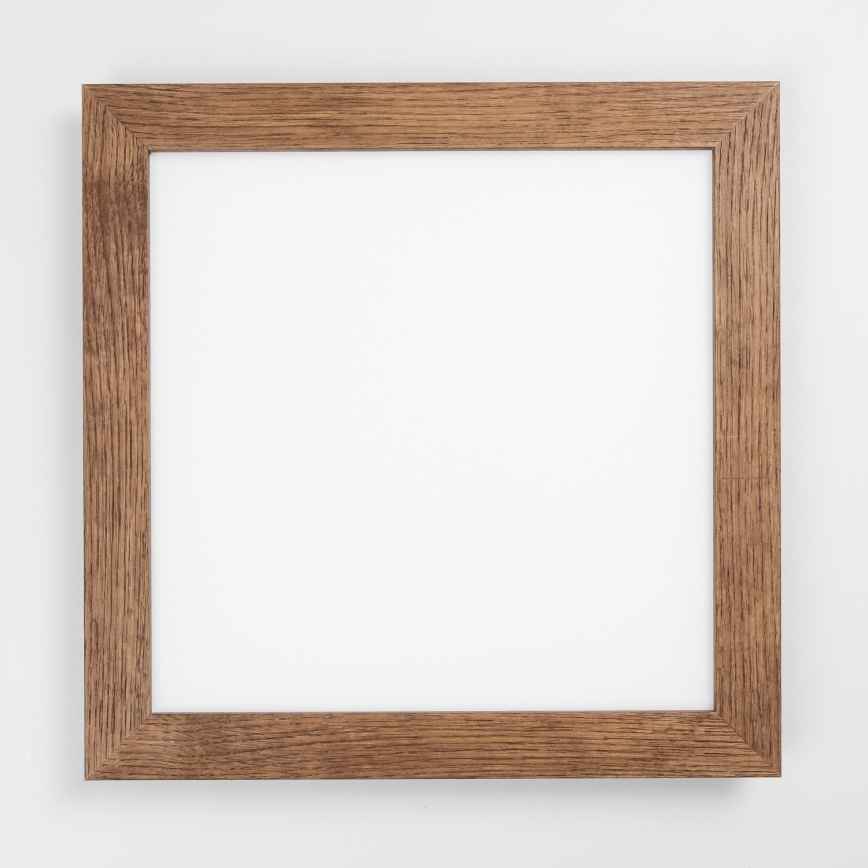 Brilagi - SLIMFRAME WOOD Dimmable LED Ceiling Light LED/36W/230V 49.5x49.5 cm 3000-6000K Dark Brown + Remote Control