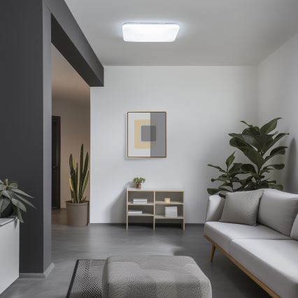 Brilagi - Dimmable SMART LED Ceiling Light LED/36W/230V 53x53 cm 2700-6500K Wi-Fi Tuya + Remote Control
