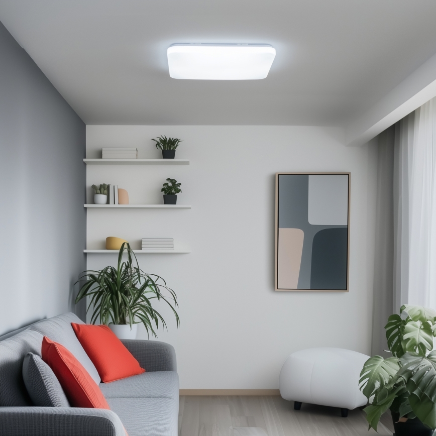 Brilagi - Dimmable SMART LED Ceiling Light LED/36W/230V 53x53 cm 2700-6500K Wi-Fi Tuya + Remote Control