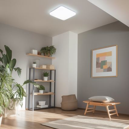Brilagi - Dimmable SMART LED Ceiling Light LED/36W/230V 53x53 cm 2700-6500K Wi-Fi Tuya + Remote Control
