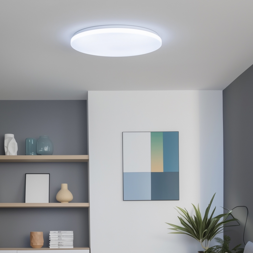 Brilagi - SMART Dimmable LED Ceiling Light LED/36W/230V Ø 48 cm 3000–6000K Wi-Fi Tuya Beacon + Remote Control