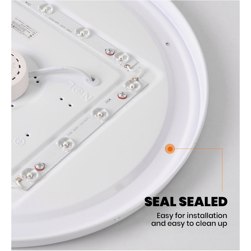 Brilagi - SMART Dimmable LED Ceiling Light LED/36W/230V Ø 48 cm 3000–6000K Wi-Fi Tuya Beacon + Remote Control