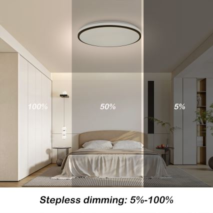 Brilagi - Dimmable SMART LED Ceiling Light/36W/230V Ø 48 cm 3000-6000K Wi-Fi Tuya Beacon + Remote Control