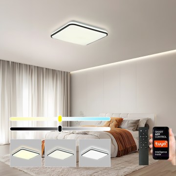 Brilagi - SMART Dimmable LED Ceiling Light LED/24W/230V 43x43 cm 3000-6000K Wi-Fi Tuya Beacon + Remote Control