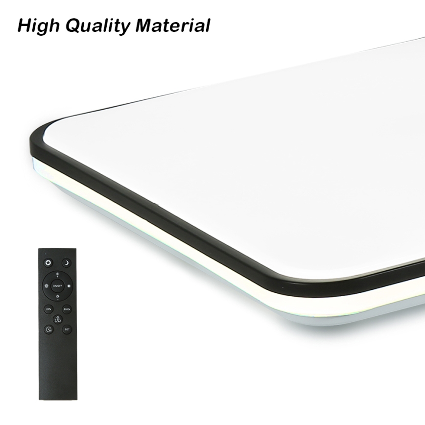 Brilagi - SMART Dimmable LED Ceiling Light LED/24W/230V 43x43 cm 3000-6000K Wi-Fi Tuya Beacon + Remote Control