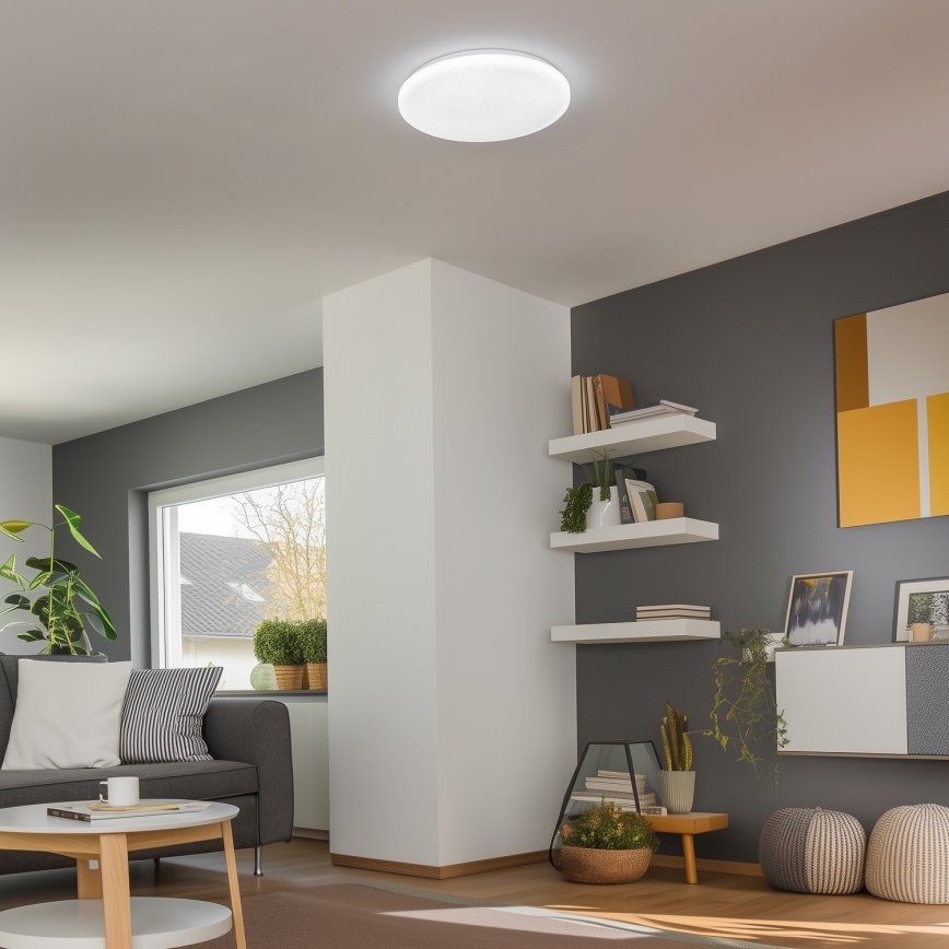 Brilagi - SMART STARS LED Dimmable Luminaire 36W/230V, Ø48 cm, 2700-6500K, Wi-Fi Tuya + Remote Control