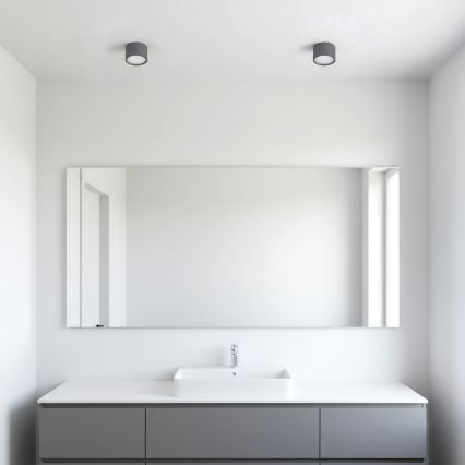 BRILAGI - LED RGB+CCT Dimmable Bathroom Recessed Spotlight SMOOTH1xGX53/14W/230V 60x82 mm 2700-6500K Wi-Fi Tuya anthracite IP54