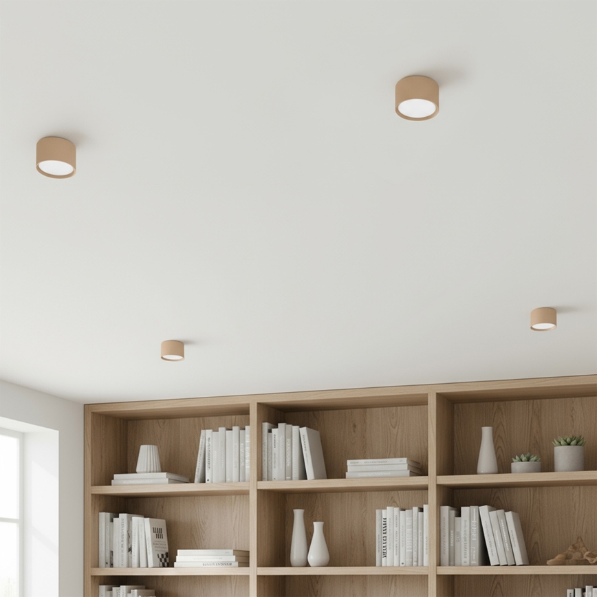 BRILAGI - LED RGB+CCT Dimmable Spotlight SMOOTH 1xGX53/14W/230V 60x82 mm 2700-6500K Wi-Fi Tuya beige