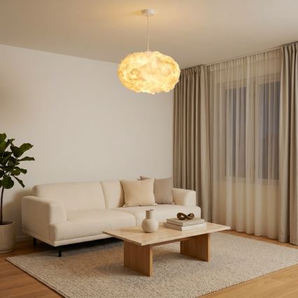 Brilagi - SOLEAIR cable-hung chandelier 2xE27/40W/230V white