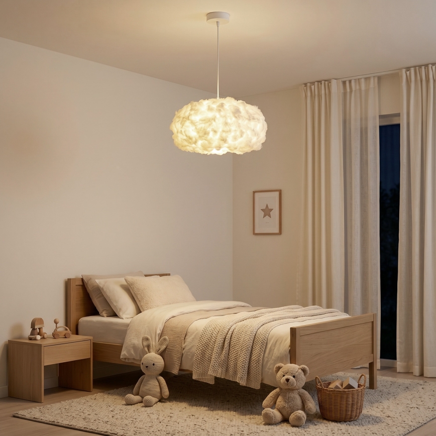 Brilagi - SOLEAIR Cable Pendant Light 1xE27/60W/230V White