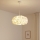 Brilagi - SOLEAIR Cable Pendant Light 1xE27/60W/230V Ø 45 cm White