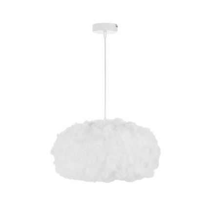 Brilagi - SOLEAIR Cable Pendant Light 1xE27/60W/230V Ø 45 cm White