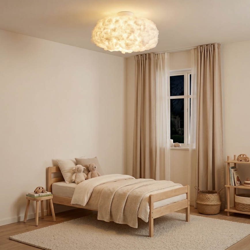 Brilagi - SOLEAIR Ceiling Light 1xE27/40W/230V White