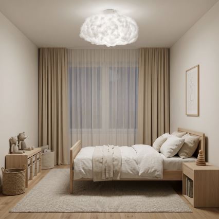 Brilagi - SOLEAIR Ceiling Light 1xE27/40W/230V White