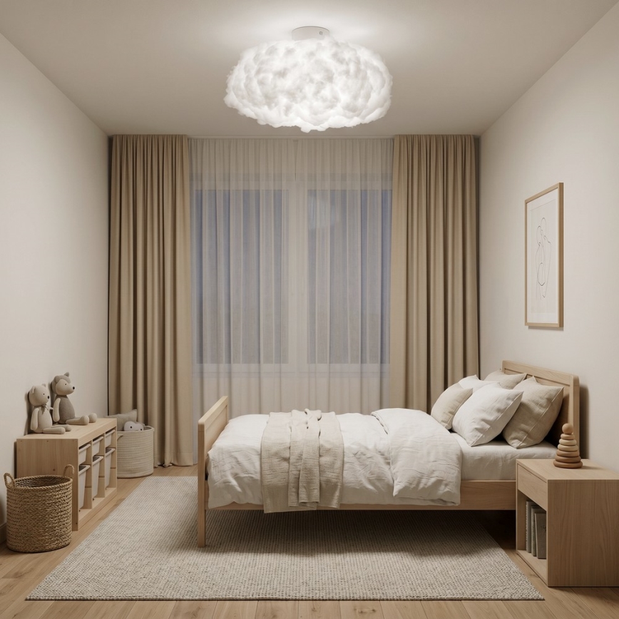 Brilagi - SOLEAIR Ceiling Light 1xE27/40W/230V White