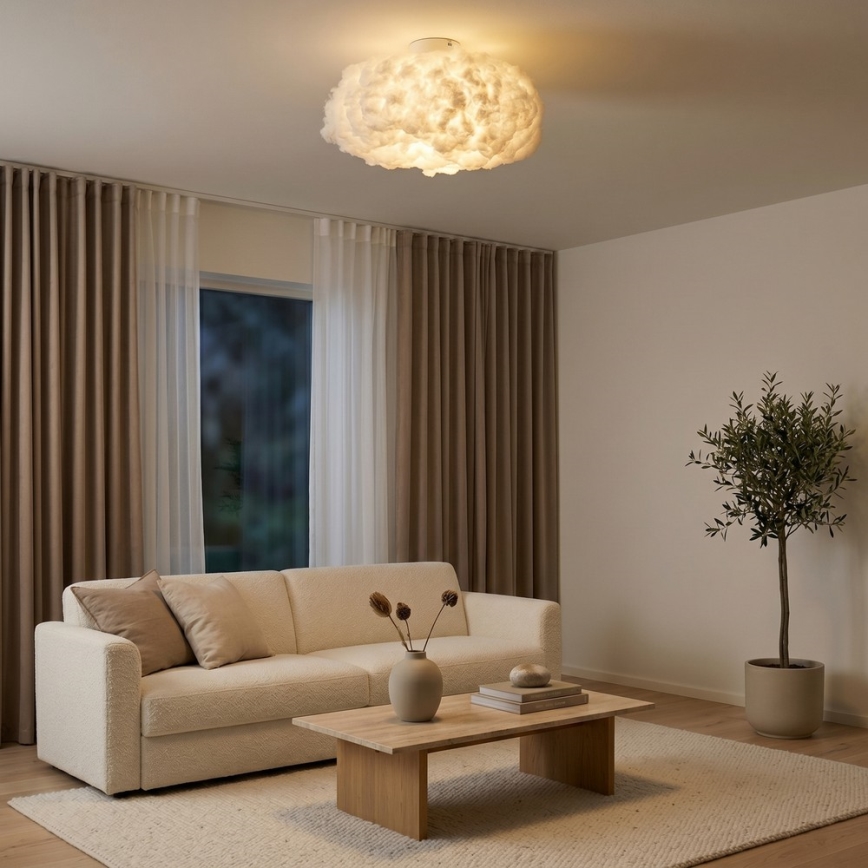 Brilagi - SOLEAIR Ceiling Light 1xE27/40W/230V White