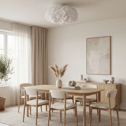 Brilagi - SOLEAIR Ceiling Light 1xE27/40W/230V White