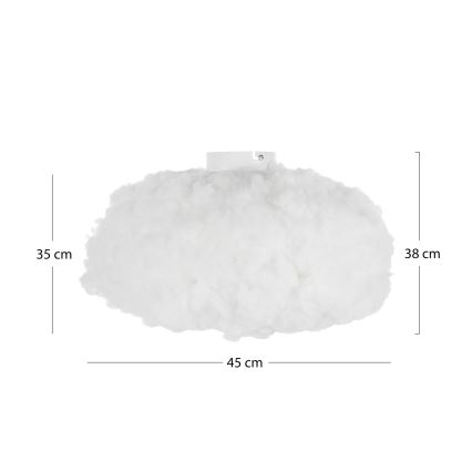 Brilagi - SOLEAIR Ceiling Light 1xE27/40W/230V White