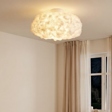 Brilagi - SOLEAIR ceiling light 1xE27/40W/230V Ø 45 cm white