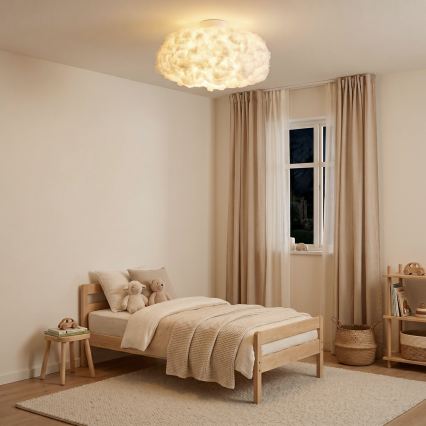 Brilagi - SOLEAIR ceiling light 1xE27/40W/230V Ø 45 cm white