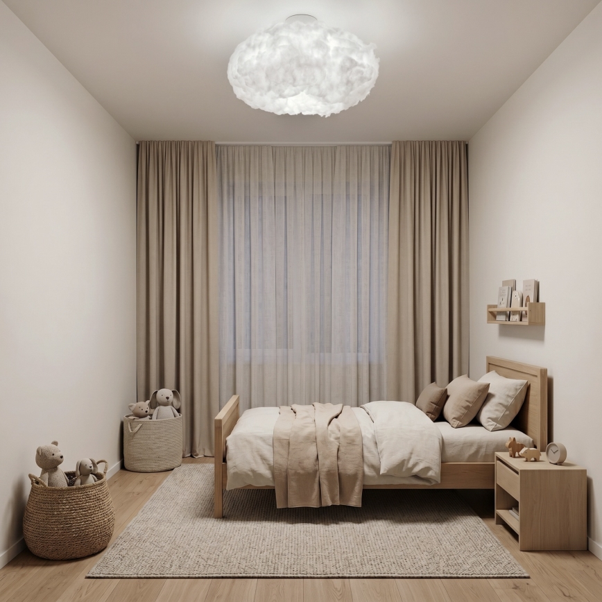 Brilagi - SOLEAIR Ceiling Light 2xE27/40W/230V White