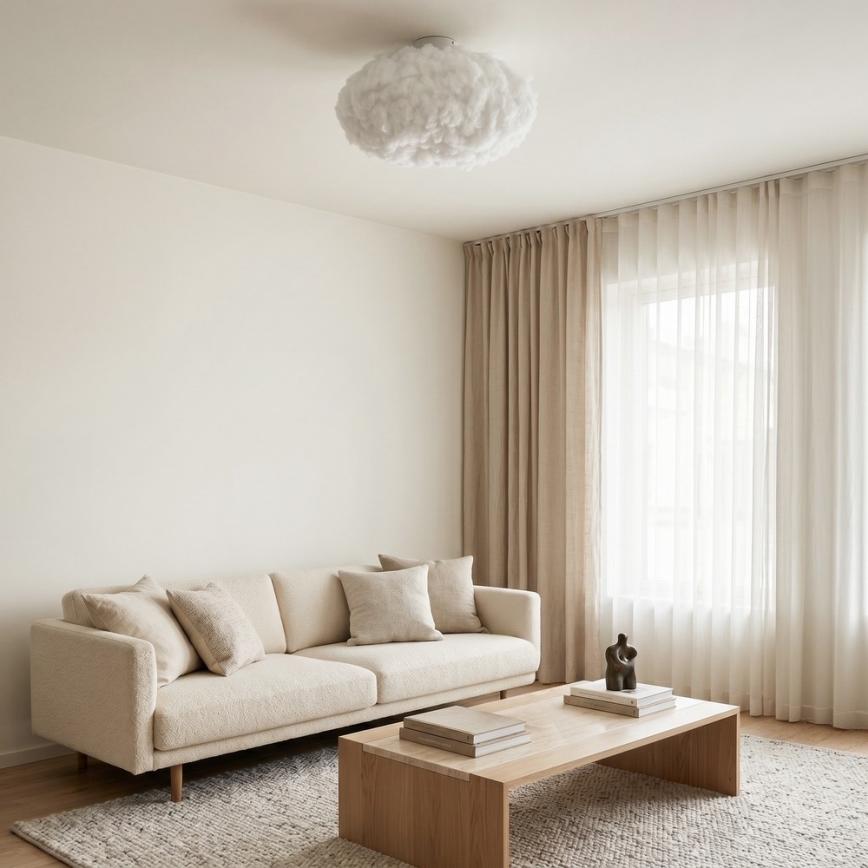 Brilagi - SOLEAIR Ceiling Light 2xE27/40W/230V White