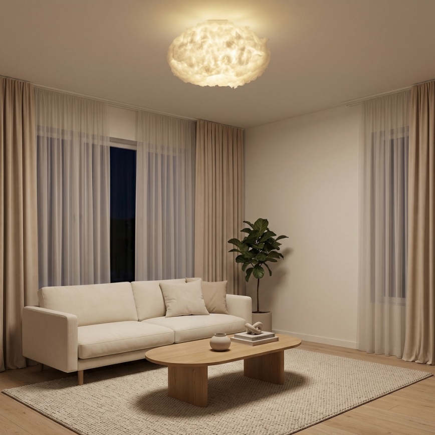 Brilagi - SOLEAIR Ceiling Light 2xE27/40W/230V White