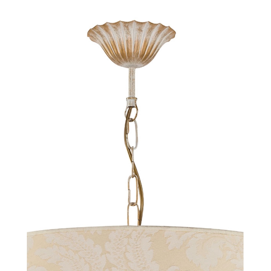 BRILAGI - SONIA Chain-Suspended Chandelier 3xE27/15W/230V Ø 56 cm Cream/Patina