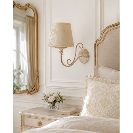 BRILAGI - SONIA Wall Lamp 1xE27/15W/230V cream/patina