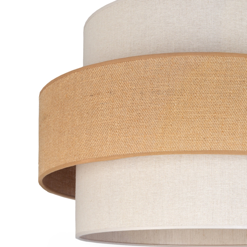 Brilagi - SPACE Cable Pendant Light 1xE27/60W/230V Ø 40 cm Beige/Cream