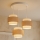 Brilagi - SPACE Cable Pendant Light 3x E27/60W/230V Ø 40 cm beige/cream