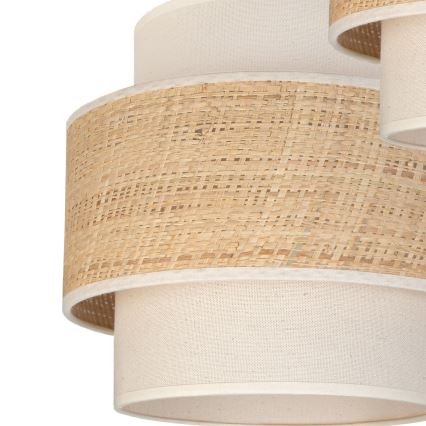 Brilagi - SPACE Cable Pendant Light, 3× E27/60W/230V, Ø 40 cm, Beige/Cream