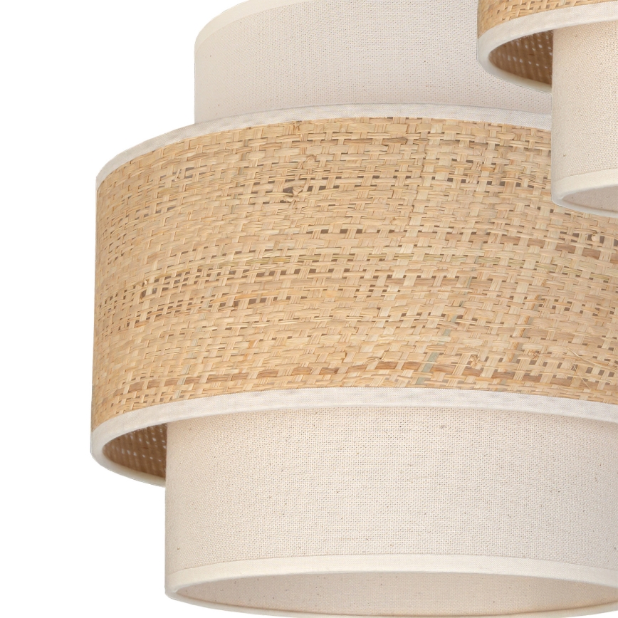 Brilagi - SPACE Cable Pendant Light, 3× E27/60W/230V, Ø 40 cm, Beige/Cream