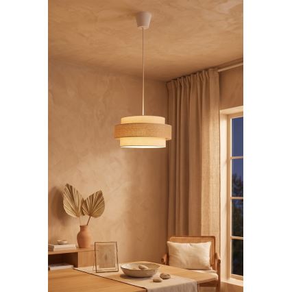 Brilagi - SPACE Cable-Suspended Pendant 1xE27/60W/230V Ø 40 cm Beige/Cream