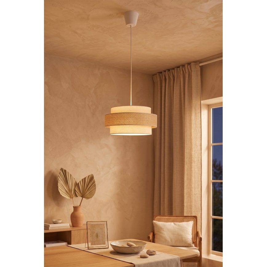 Brilagi - SPACE Cable-Suspended Pendant 1xE27/60W/230V Ø 40 cm Beige/Cream