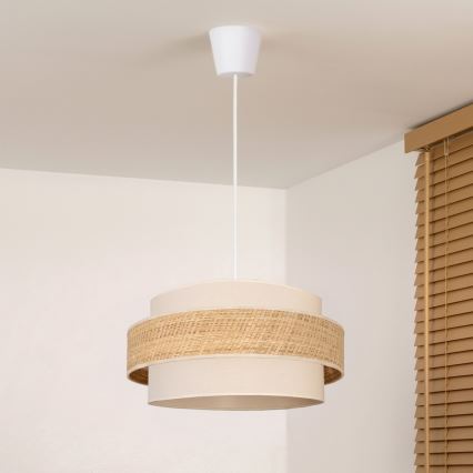 Brilagi - SPACE Cable-Suspended Pendant 1xE27/60W/230V Ø 40 cm Beige/Cream