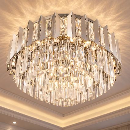 BRILAGI - SPECTRA Ceiling light 5x E14/40W/230V, 48 cm diameter, polished chrome