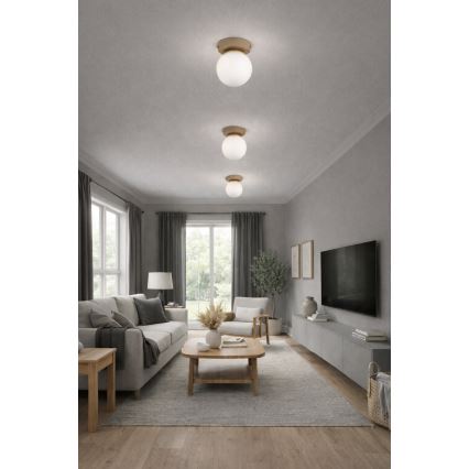 Brilagi - Spotlight 1xE27/60W/230V beige/gold